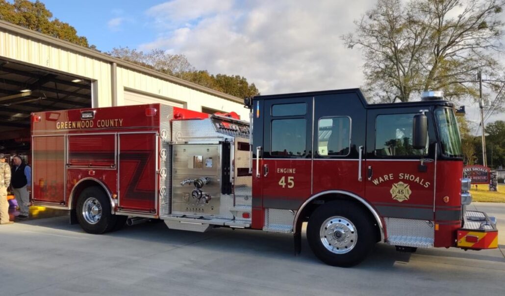 Town of Ware Shoals Fire Truck